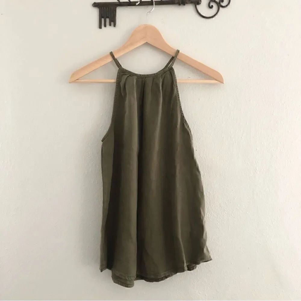 Army Green XXS Lyocell tank top